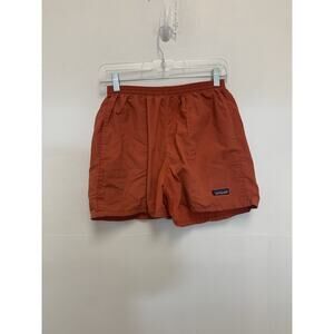 Patagonia Baggies Shorts PIMENTO RED Lined Nylon Men's Size S